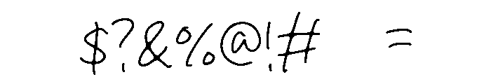 Boster Morning Font OTHER CHARS