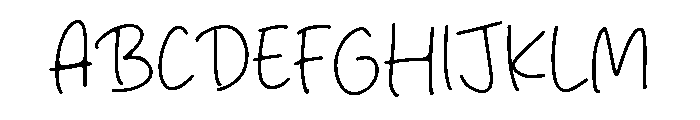 Boster Morning Font UPPERCASE
