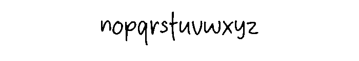 Boster Morning Font LOWERCASE