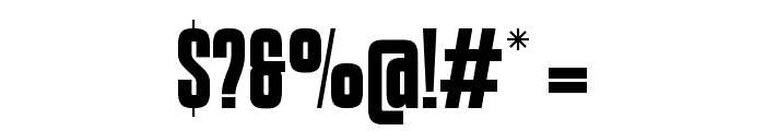 Bostone Regular Font OTHER CHARS