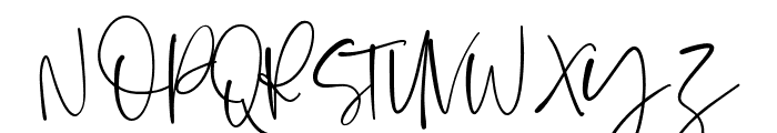 Bostya - Personal Use Regular Font UPPERCASE