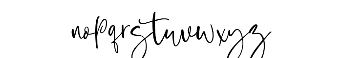 Bostya - Personal Use Regular Font LOWERCASE