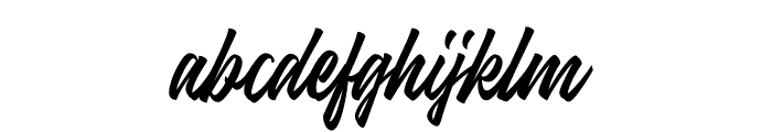 Bothering Script PERSONAL USE Regular Font LOWERCASE