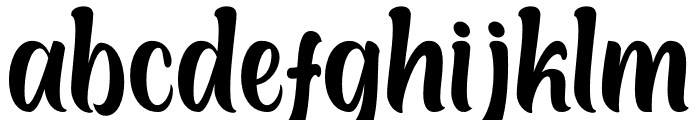 Boughies Demo Font LOWERCASE