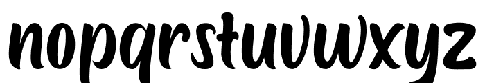 Boughies Demo Font LOWERCASE