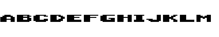 BoulderDash6128 Font UPPERCASE