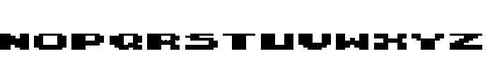 BoulderDash6128 Font UPPERCASE