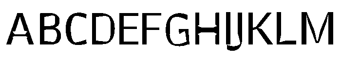 Bounce Font UPPERCASE