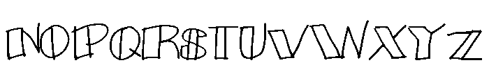 Bouquet Font UPPERCASE