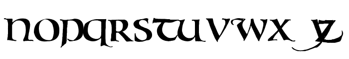 Bouwsma Uncial Font UPPERCASE
