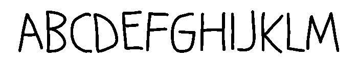 Bovani Font UPPERCASE