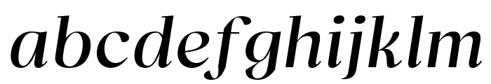BovinoTrial-RegularItalic Font LOWERCASE