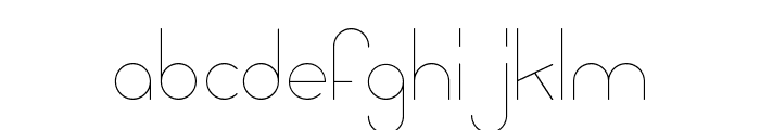 Bowhouse Light Font LOWERCASE