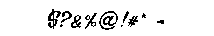Bowlist PERSONAL USE ONLY Scrip Font OTHER CHARS