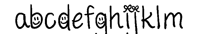 Bows And Boots FONT