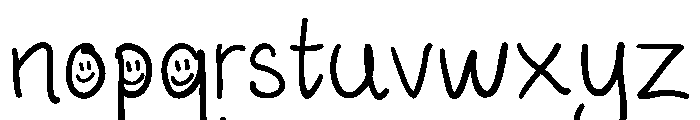 Bows And Boots Font LOWERCASE