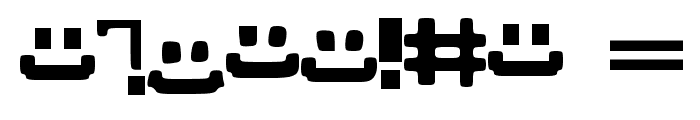 BoxCraft_Alphabet_Font Font OTHER CHARS