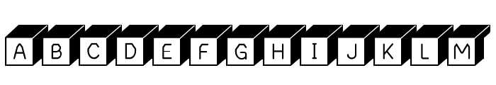 Boxing Brophius Font UPPERCASE