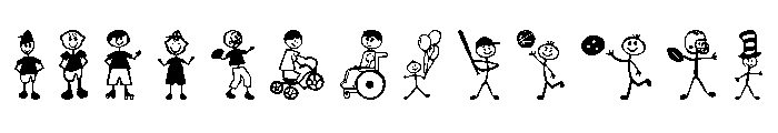 Boy Characters FONT