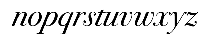 Bodoni 72 Book Italic Font LOWERCASE