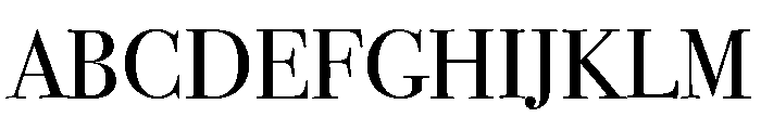 Bodoni SvtyTwo ITC TT Book Font UPPERCASE