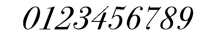Bodoni SvtyTwo ITC TT BookIta Font OTHER CHARS