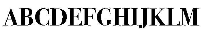 Bodoni SvtyTwo OS ITC TT Bold Font UPPERCASE
