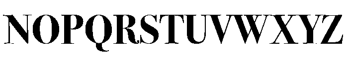 Bodoni SvtyTwo OS ITC TT Bold Font UPPERCASE