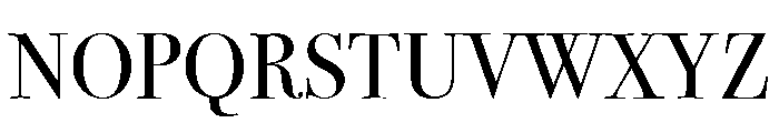 Bodoni SvtyTwo OS ITC TT Book Font UPPERCASE
