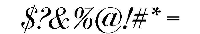 Bodoni SvtyTwo OS ITC TT BookIt Font OTHER CHARS