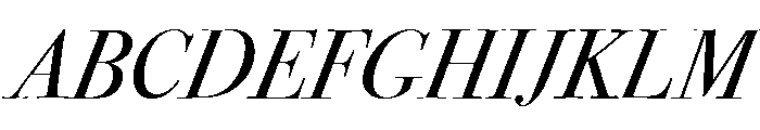 Bodoni SvtyTwo OS ITC TT BookIt Font UPPERCASE