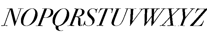 Bodoni SvtyTwo OS ITC TT BookIt Font UPPERCASE