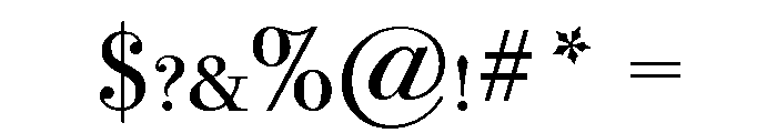 Bodoni SvtyTwo SC ITC TT Book Font OTHER CHARS