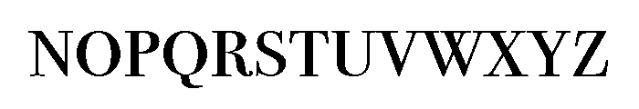 Bodoni SvtyTwo SC ITC TT Book Font LOWERCASE