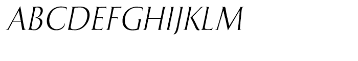Bodebeck Italic Font UPPERCASE