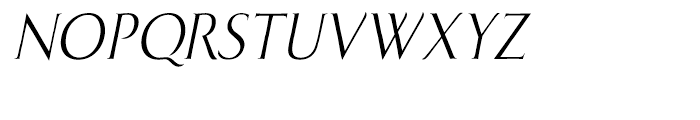 Bodebeck Italic Font UPPERCASE