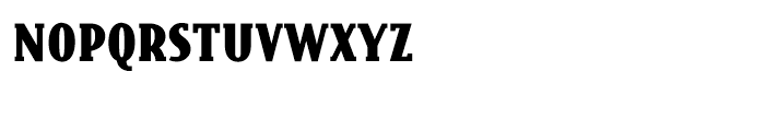 Bodega Serif Black Smallcaps Font LOWERCASE