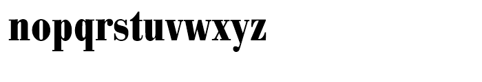 Bodoni Antiqua Bold Condensed Font LOWERCASE