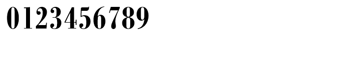 Bodoni Antiqua Demi Bold Condensed Font OTHER CHARS