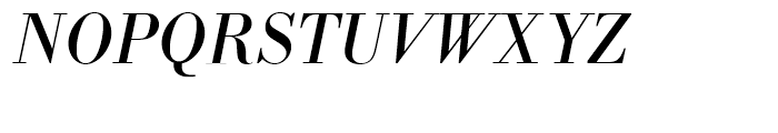 Bodoni Antiqua Regular Italic Font UPPERCASE