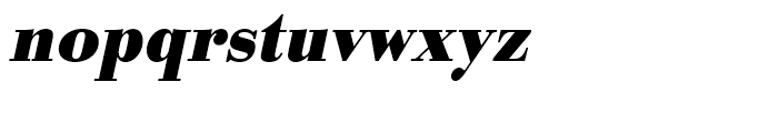 Bodoni Bold Narrow Oblique Font LOWERCASE