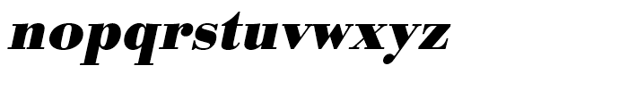 Bodoni Bold Oblique Font LOWERCASE