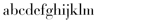 Bodoni Classic A Font LOWERCASE