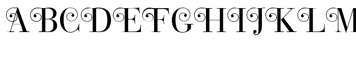 Bodoni Classic B Font UPPERCASE