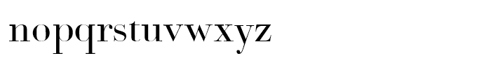 Bodoni Classic Deco Roman Font LOWERCASE