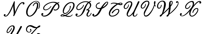 Bodoni Classic English Initials Font UPPERCASE