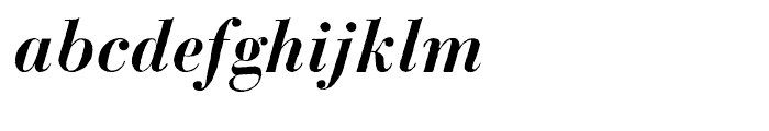 Bodoni Classic Hand Bold Italic Font LOWERCASE