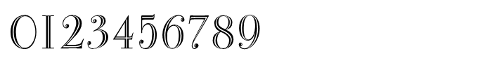 Bodoni Classic Inline Regular Font OTHER CHARS