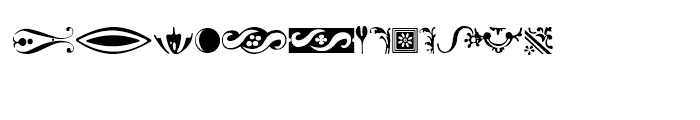 Bodoni Classic Ornaments Font UPPERCASE