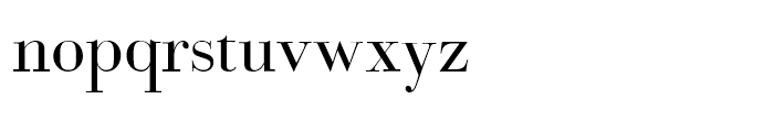 Bodoni Classic Roman Font LOWERCASE